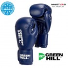 GREEN HILL Бокс  ракавици REX WAKO Approved  - Сини 10 oz